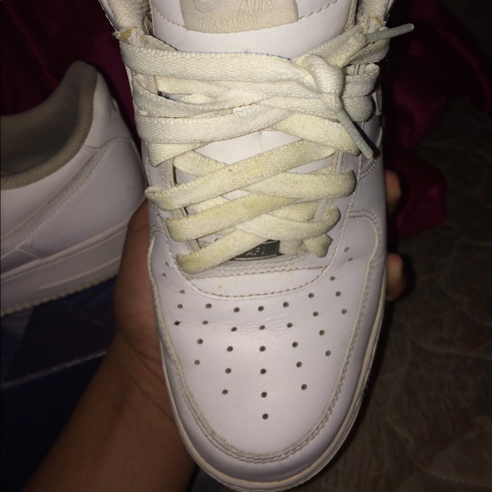All white Air Forces - Picture 2 of 2